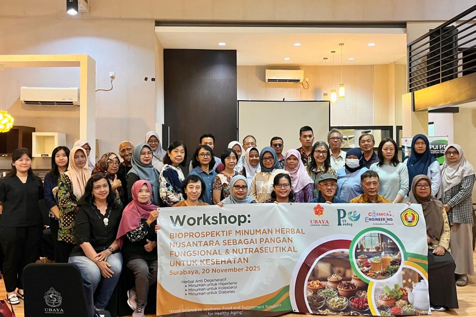 PUI PASDEG dan Teknik Kimia Ubaya Adakan Workshop, Bahas Sains Herbal Nusantara